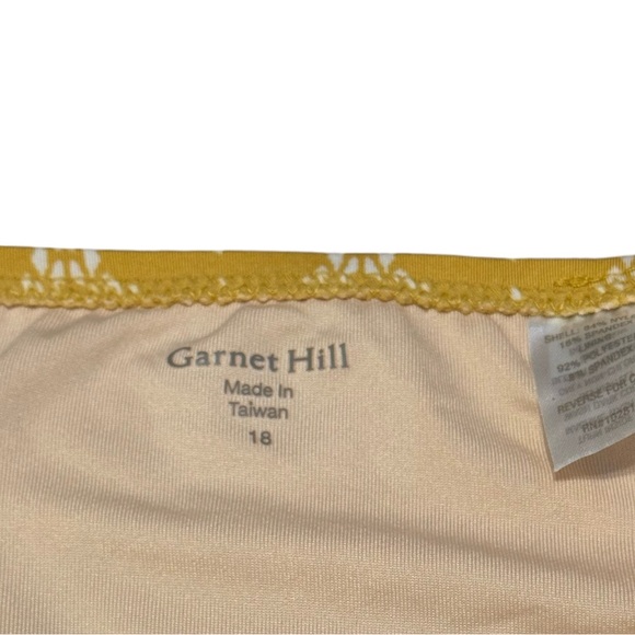 Garnet Hill High Rise Bikini Bottom size 18 - Picture 3 of 6